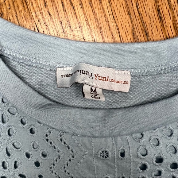 Light Blue Ruffle Shirt - Picture 3 of 5